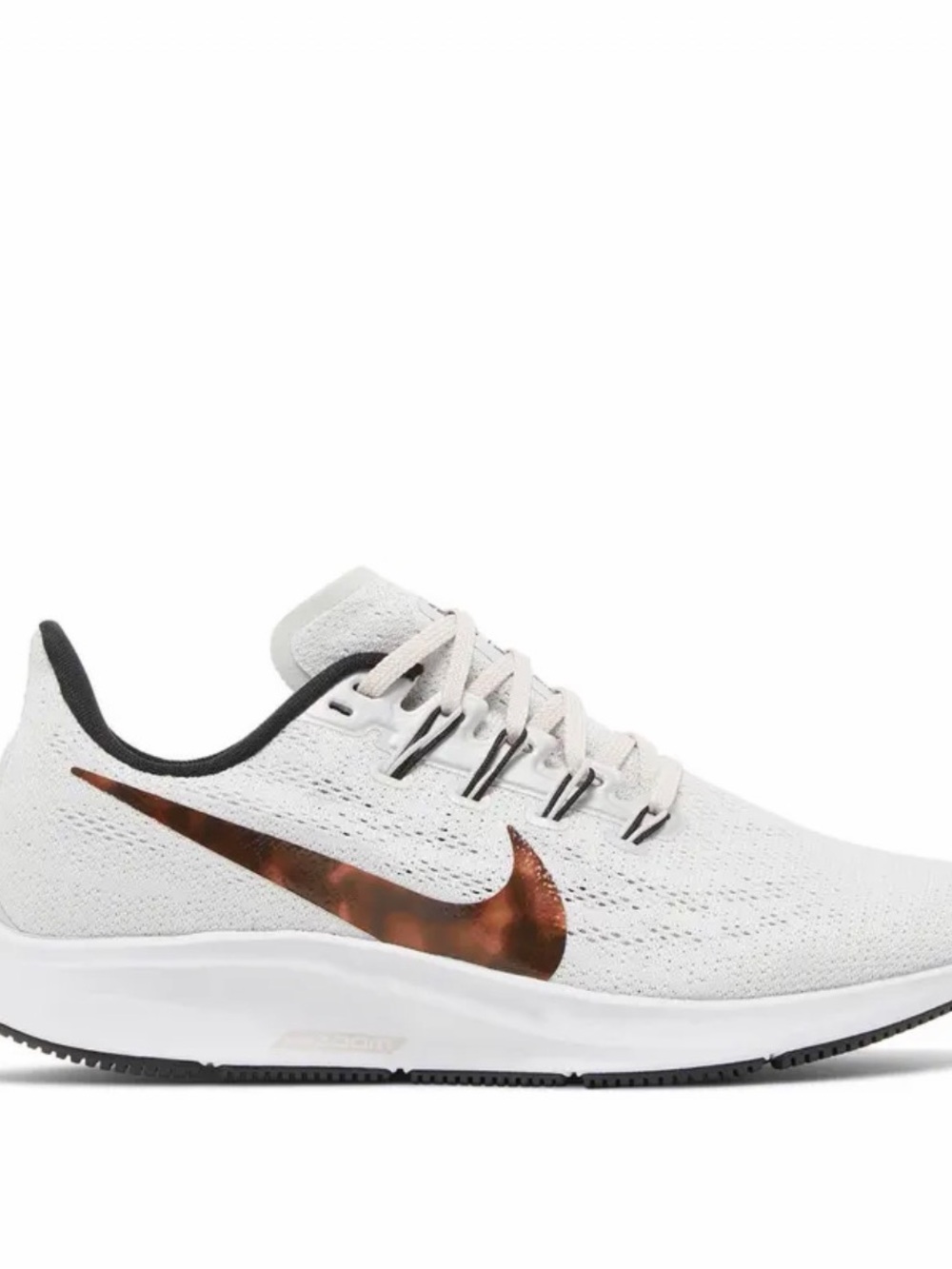 NIKE Athletic Sneakers Zoom Pegasus 36 Women’s Vast Gray Tortoise Rose Sz 8.5